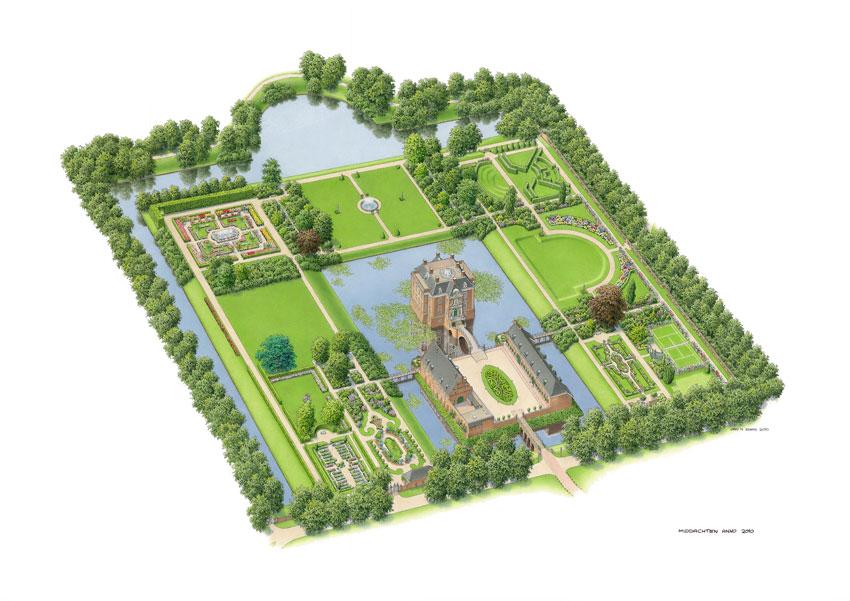 wandelnieuws middachten plattegrond aquarel jan egas