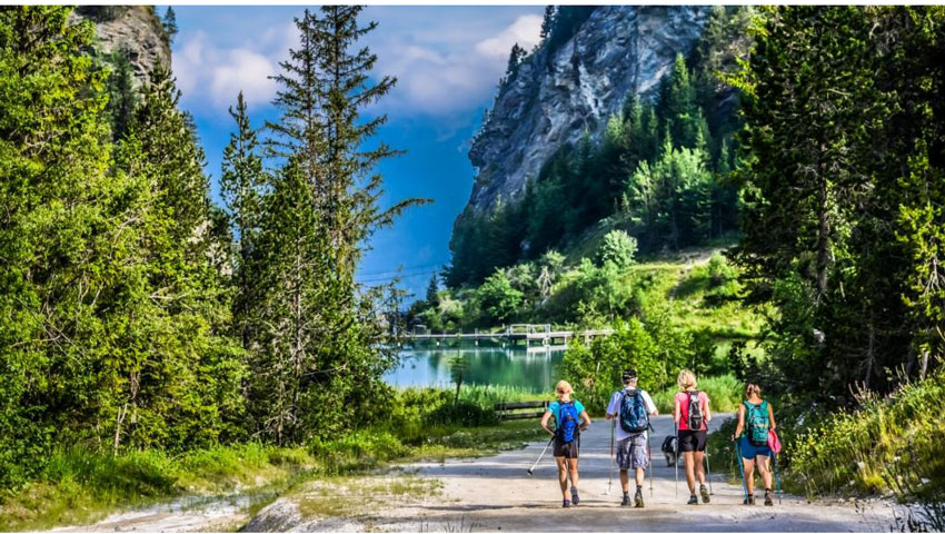 Wandelen bij Courchevel
