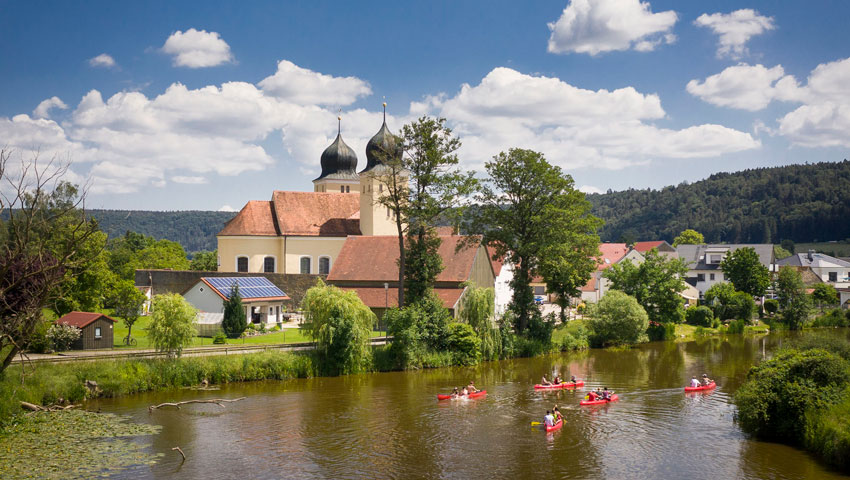 wandelnieuws beilngries altmuehl kanos foto naturpark altmeuhltal