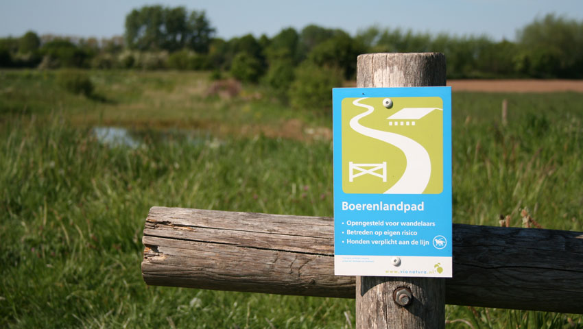 wandelnieuws berg en dal oerenlandpad bordje