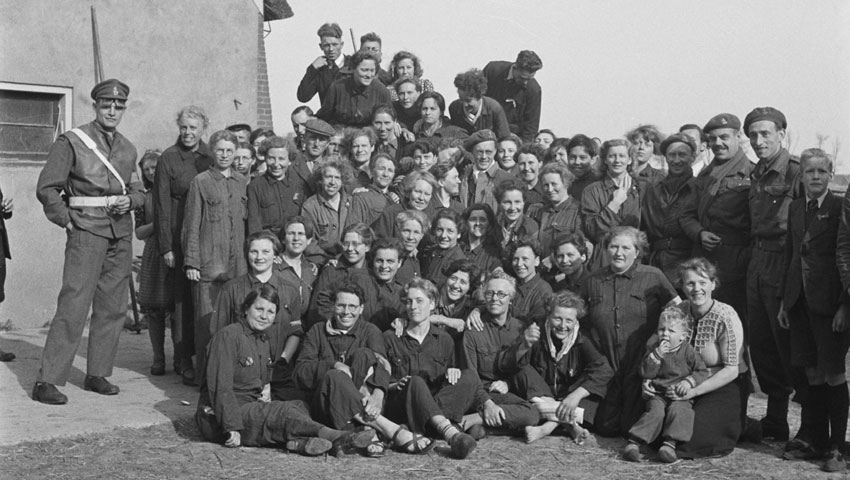 vrouwenmars tocht om de noord