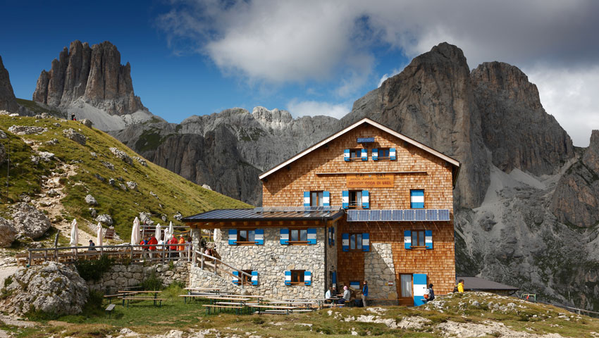 huttentocht Val di Fassa