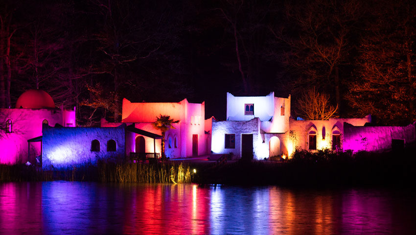 wandelnieuws arabisch dorp verlicht