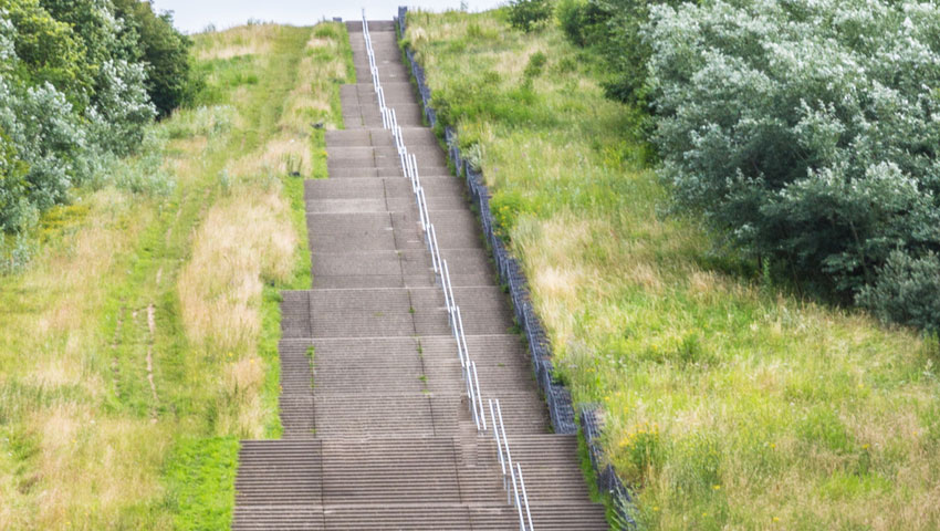 Wilhelminaberg trap Zuid-Limburg Landgraaf