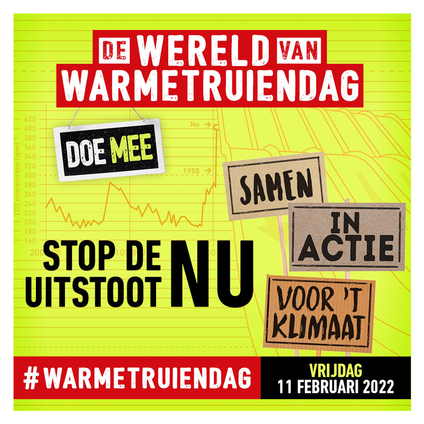 wandelnieuws poster warmetruiendag