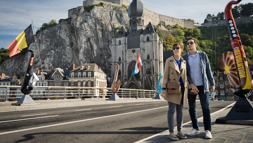 wandelvakantie stedentrips wbt bruno d alimonte dinant art on sax