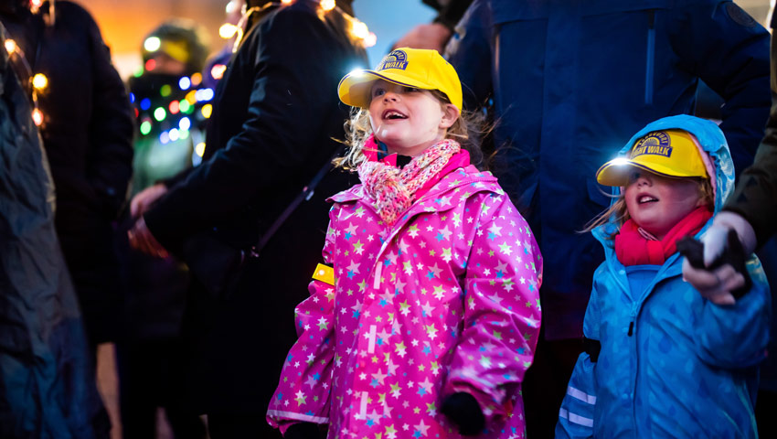 wandelnieuws zandvoort light walk family walk