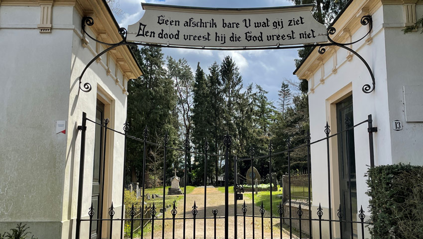 wandelnieuws 4 oude begraafplaats