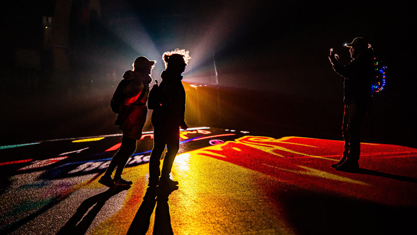 wandelnieuws zandvoort light walk lichtkunstwerken