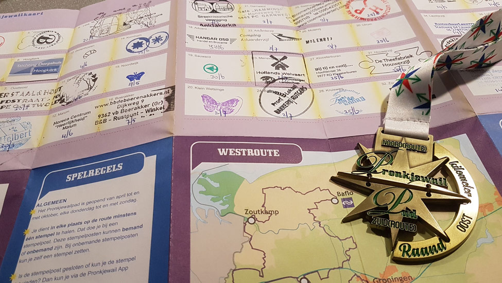 wandelnieuws westroute stempelkaart en medialle pwp