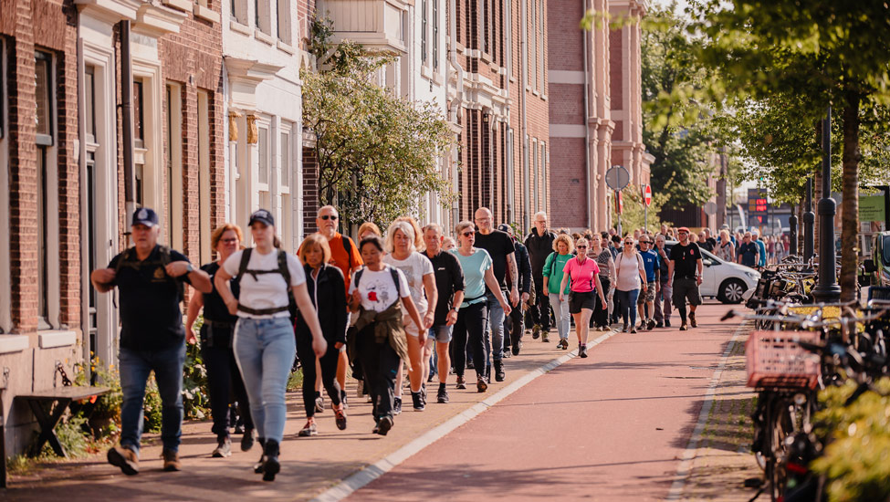 wandelnieuws kika haarlem city walk wandelaars in de stad