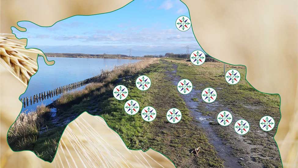 wandelroutes 13 x etapperonde