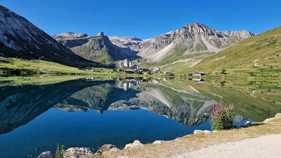 wandelpraat meer van tignes
