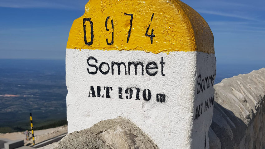 wandelpraat kilometerpaal