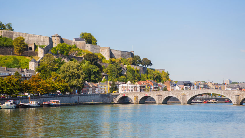 wandelvakantie namen foto wbt d.erroyaux citadel van namen aan de maas