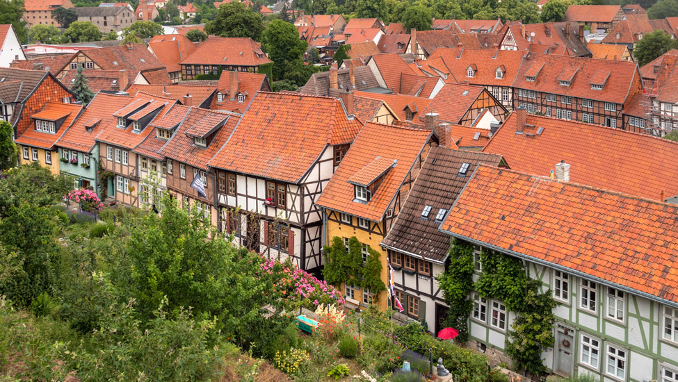 wandelvakantie harz 4 quedlinburg van boven c northabroad
