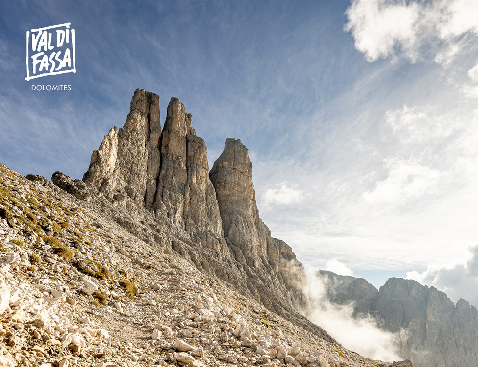 wandelvakantie valdifassa federico modica logo
