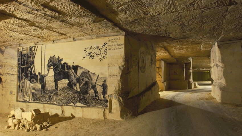 stedentrips valkenburg grottekening